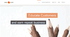 Desktop Screenshot of contentfactory.biz